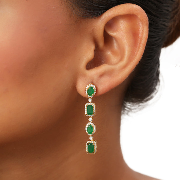 22k Gold Plated Sundari Zohra Necklace Set