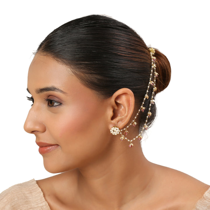 22k Gold Plated Gulabi Hemavati Earrings