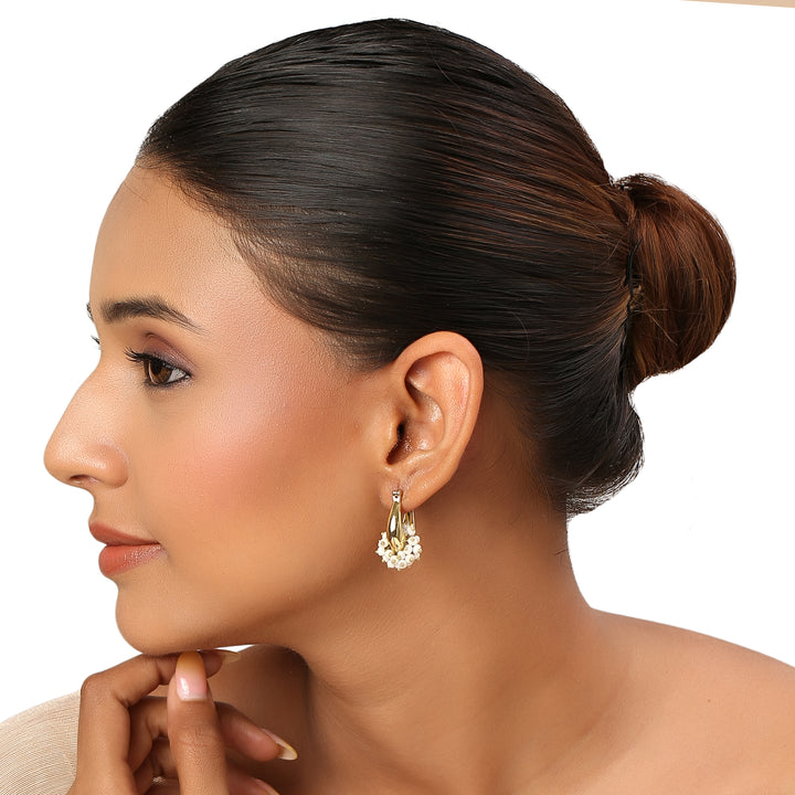 22k Gold Plated Gulabi Lakshmika Earrings