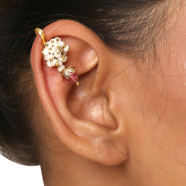 22k Gold Plated Gulabi Subhashini Earcuff
