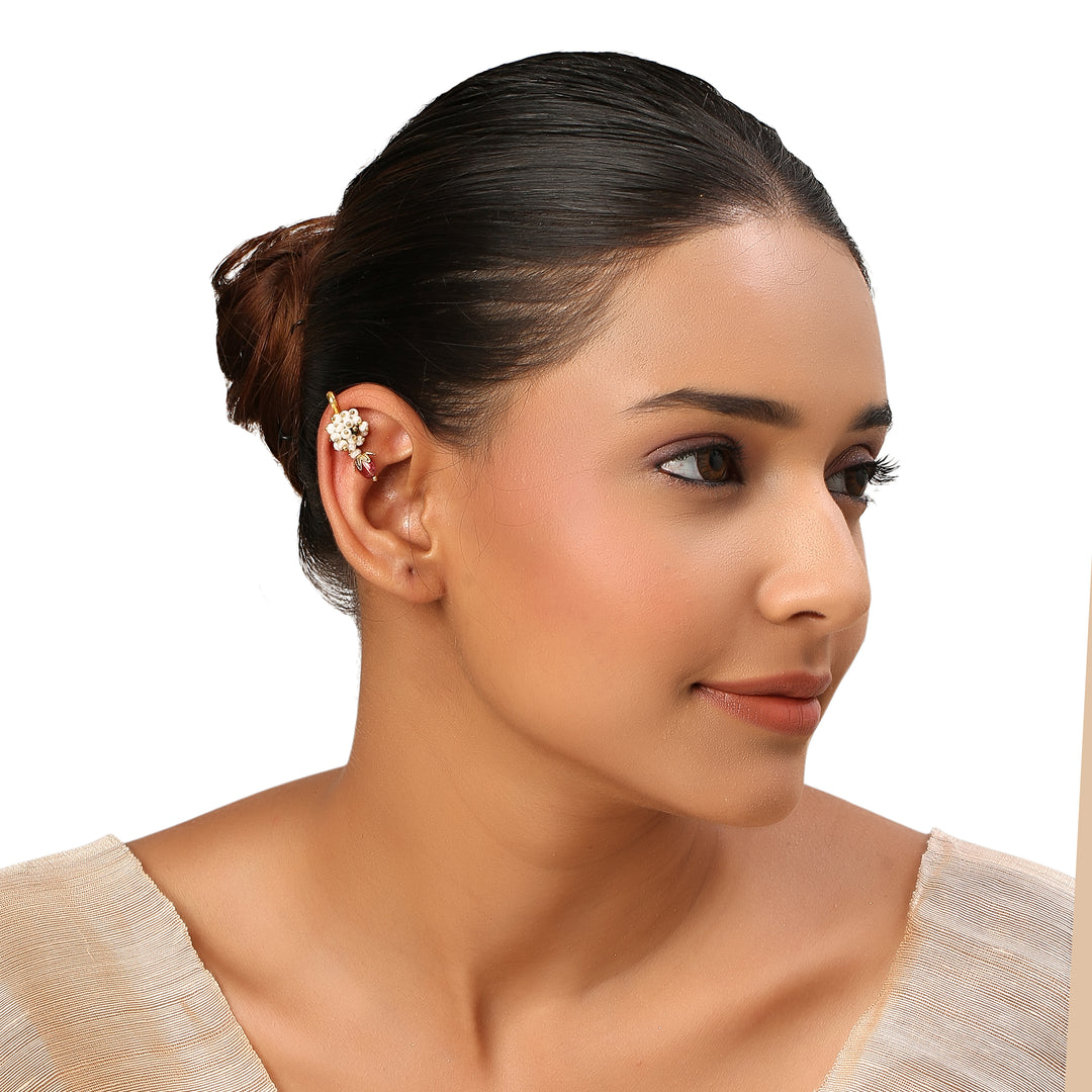22k Gold Plated Gulabi Subhashini Earcuff