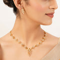 22k Gold Plated Gulnaar Heer Necklace Set