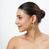 22k Gold Plated Varsha Ahilya Earrings