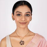 22k Gold Plated Nyra Xarina Pendant Set