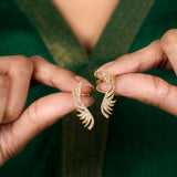 22k Gold Plated Jhilmil Zara Earclips