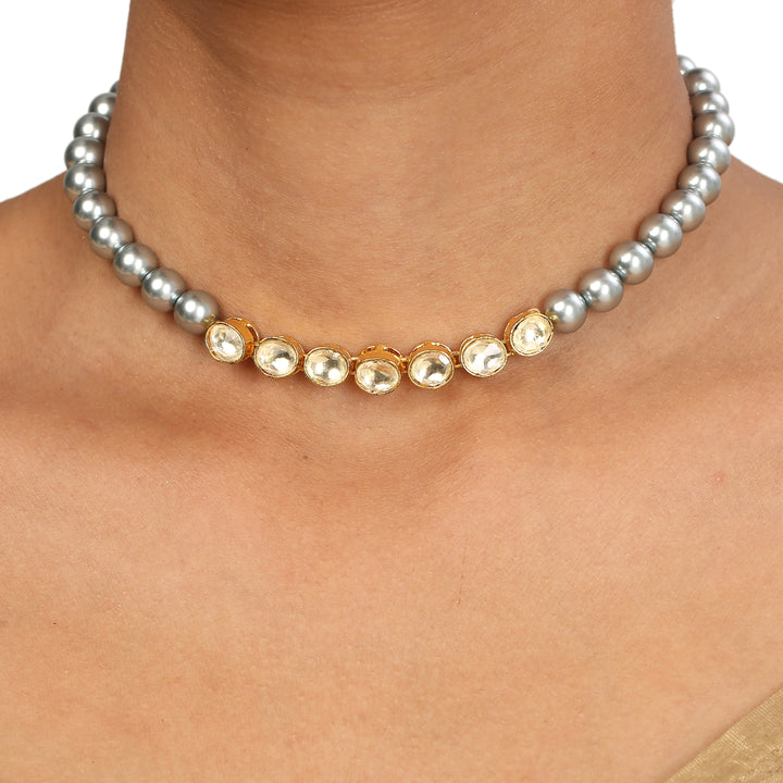22k Gold Plated Sampada Dhanalakshmi Necklace set