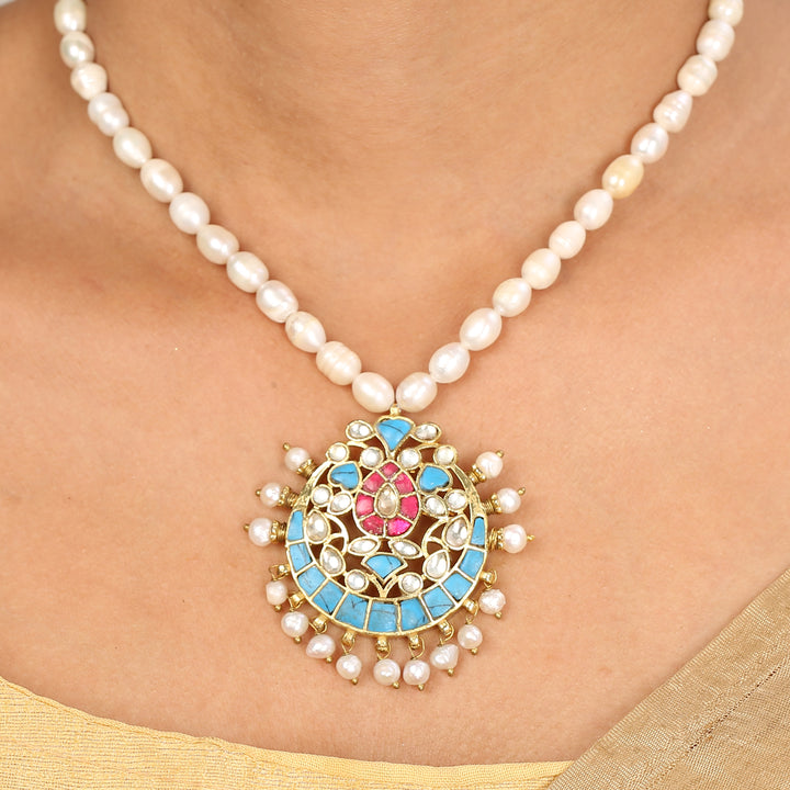 22k Gold Plated Sampada Divyangi Necklace set