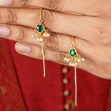 22k Gold Plated Sui Dhaga Laveya Earring
