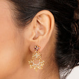 22k Gold Plated Kanaka Tiya Necklace Set