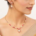 22k Gold Plated Gulnaar Mohini Necklace Set
