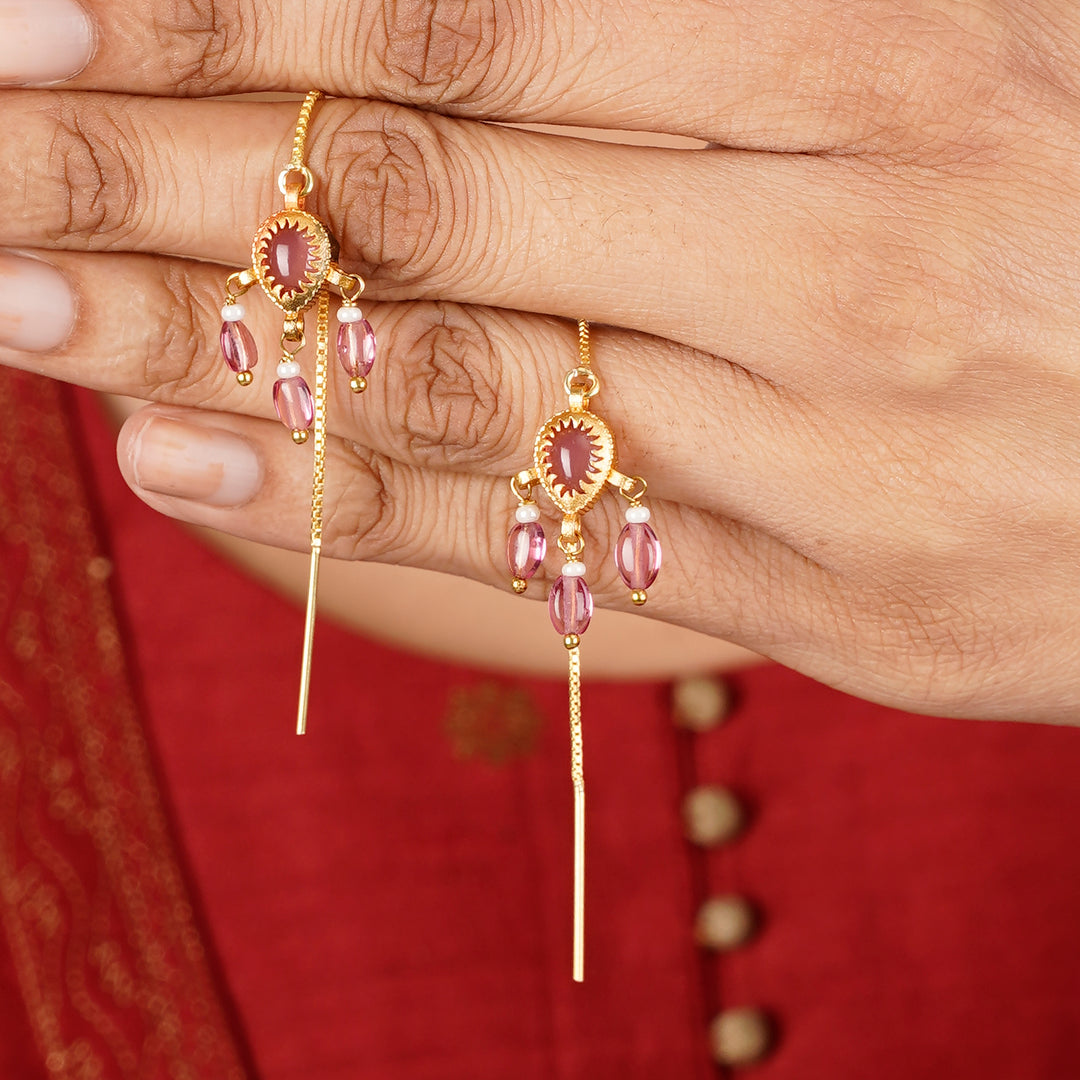 22k Gold Plated Sui Dhaga Vamika Earring