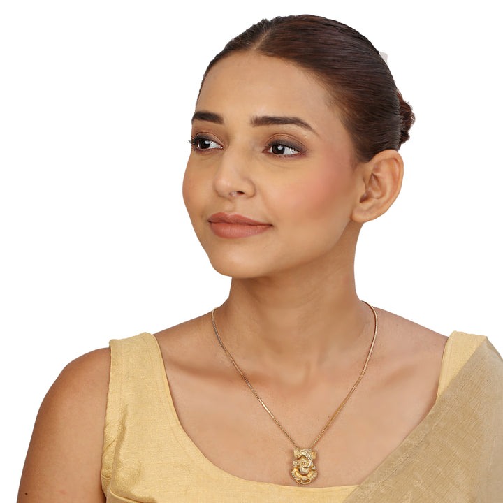22k Gold Plated Sampada Agnija Pendant
