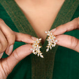 22k Gold Plated Jhilmil Muse Earclips