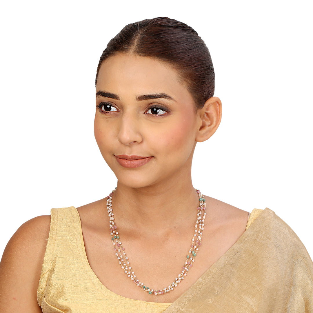 22k Gold Plated Sampada Mriganka Necklace