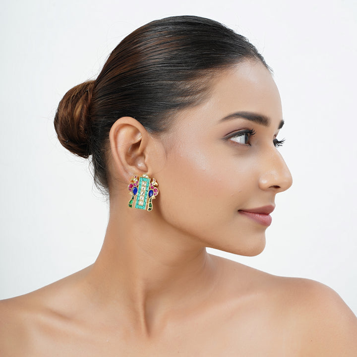 22k Gold Plated Varsha Aamodini Earrings