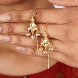 22k Gold Plated Sui Dhaga Induja Earring