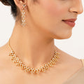 22k Gold Plated Gulnaar Kundan Necklace Set