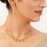 22k Gold Plated Gulnaar Kundan Necklace Set