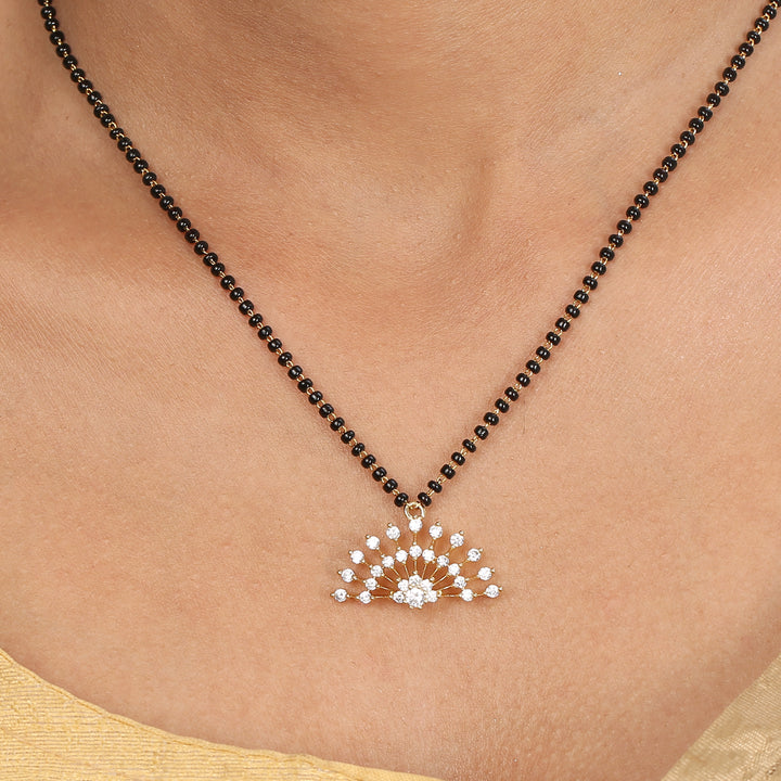 22k Gold Plated Sampada Rajakumari Mangalsutra Set