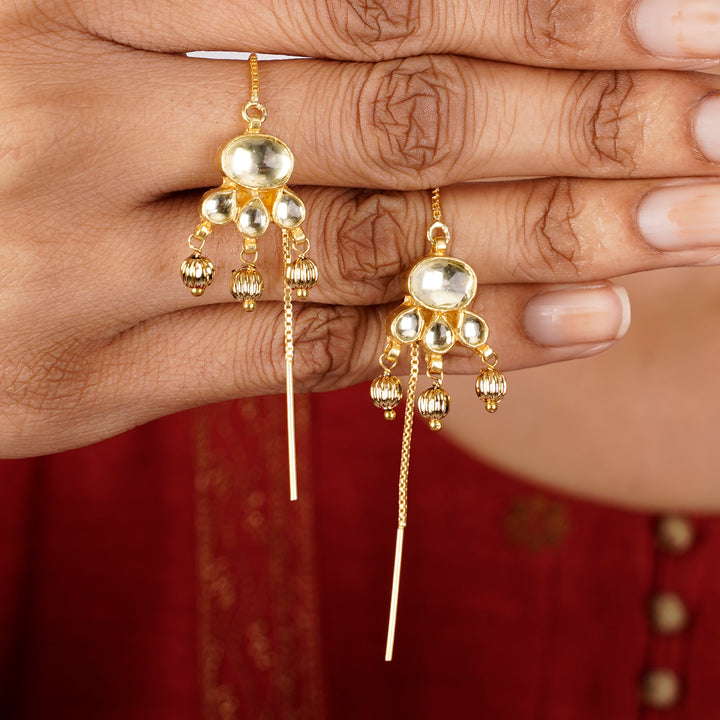 22k Gold Plated Sui Dhaga Kavya Earring