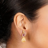 22k Gold Plated Kanaka Harita Necklace Set