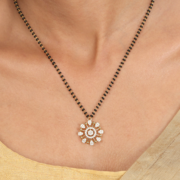 22k Gold Plated Sampada Udayashree Mangalsutra Set