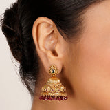 22k Gold Plated Kanaka Vedika Necklace Set