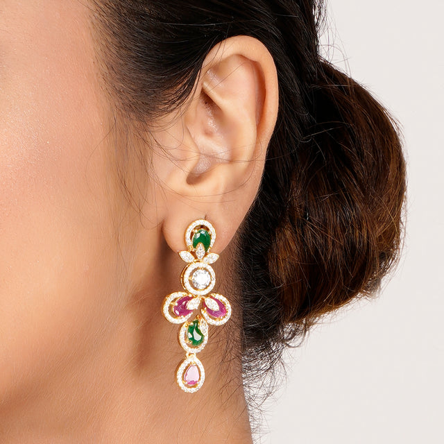 22k Gold Plated Zivara Varnika Necklace Set