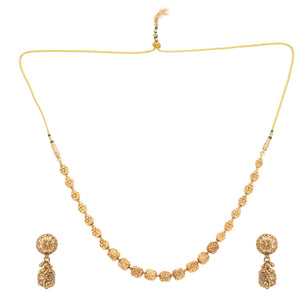22k Gold Plated Sunheri Varni Necklace Set