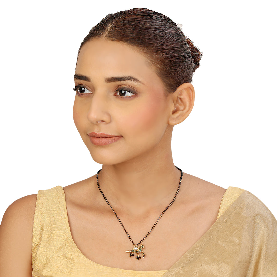 22k Gold Plated Sampada Atmika Pendant