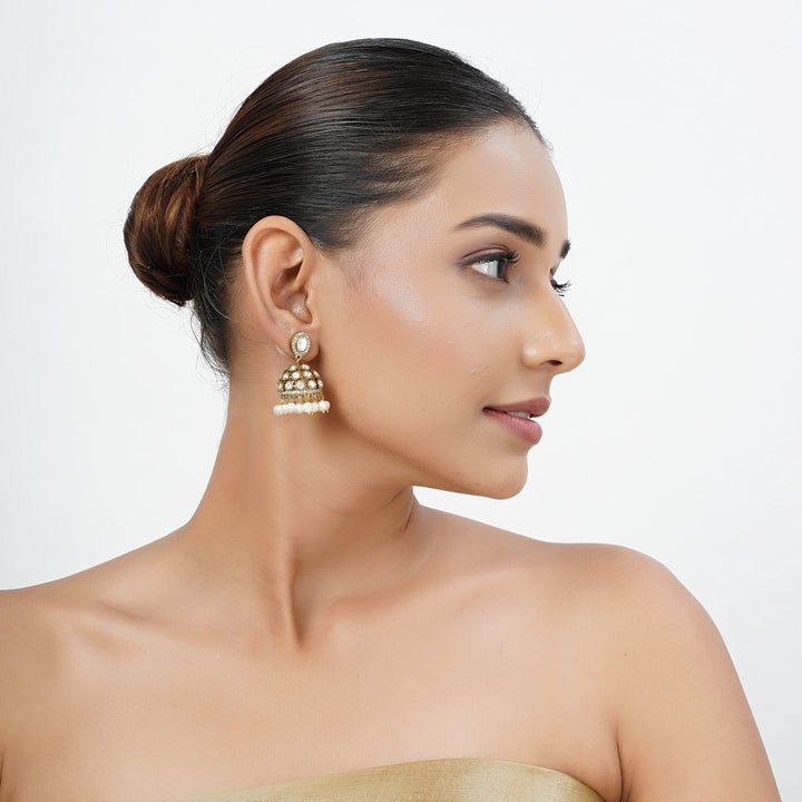 22k Gold Plated Varsha Adrija Earrings