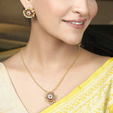 22k Gold Plated Suvarna Chakra Pendant