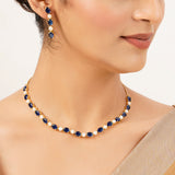 22k Gold Plated Gulnaar Neer Necklace Set