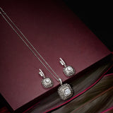 Bulbul Zircon Pendant Set