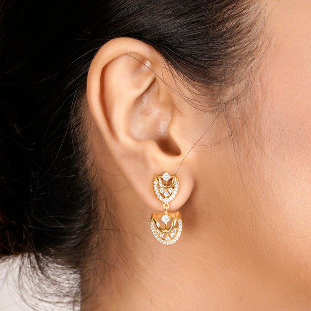 22k Gold Plated Zivara Hridaya Necklace Set