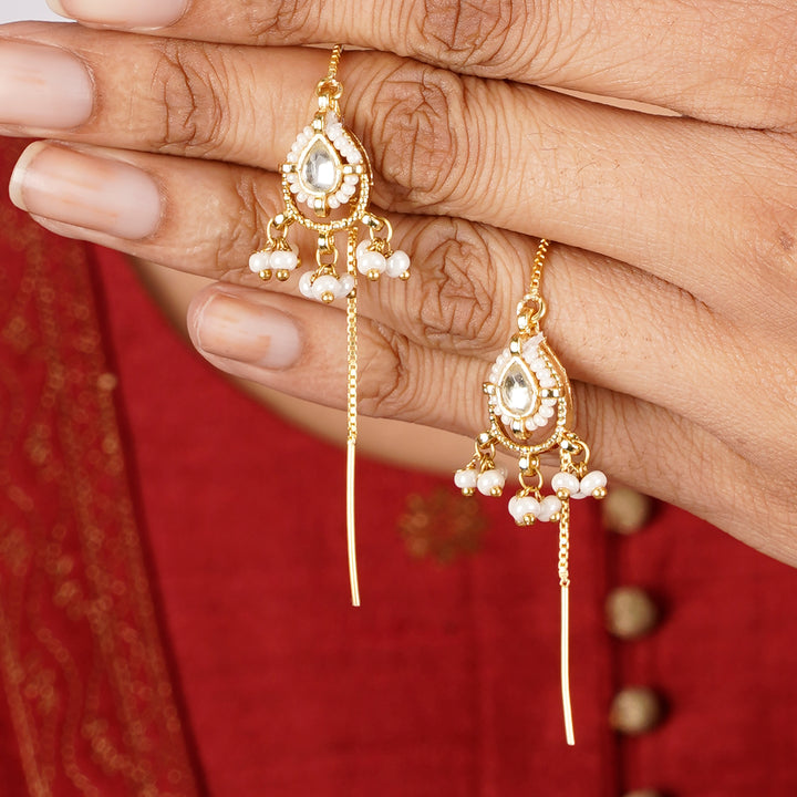 22k Gold Plated Sui Dhaga Yoshita Earring