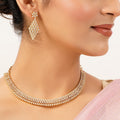 22k Gold Plated Gulnaar Kanthi Necklace Set