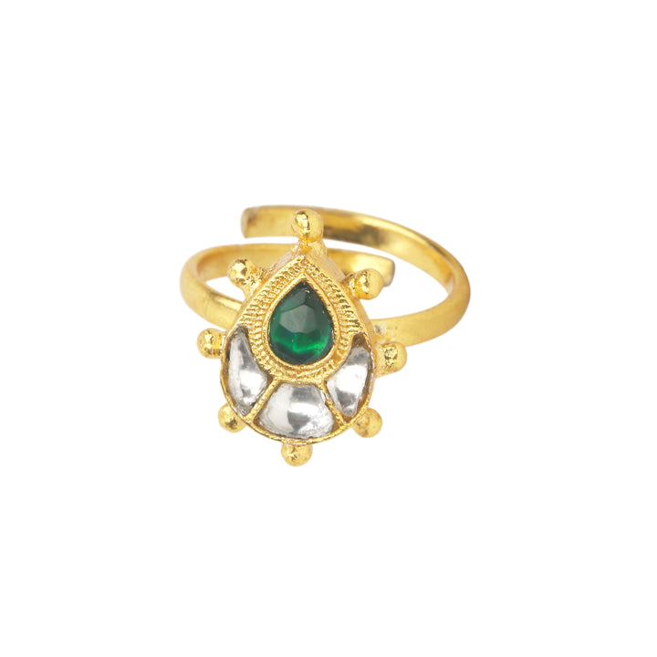 22k Gold Plated Noorja Shobha Toe Ring