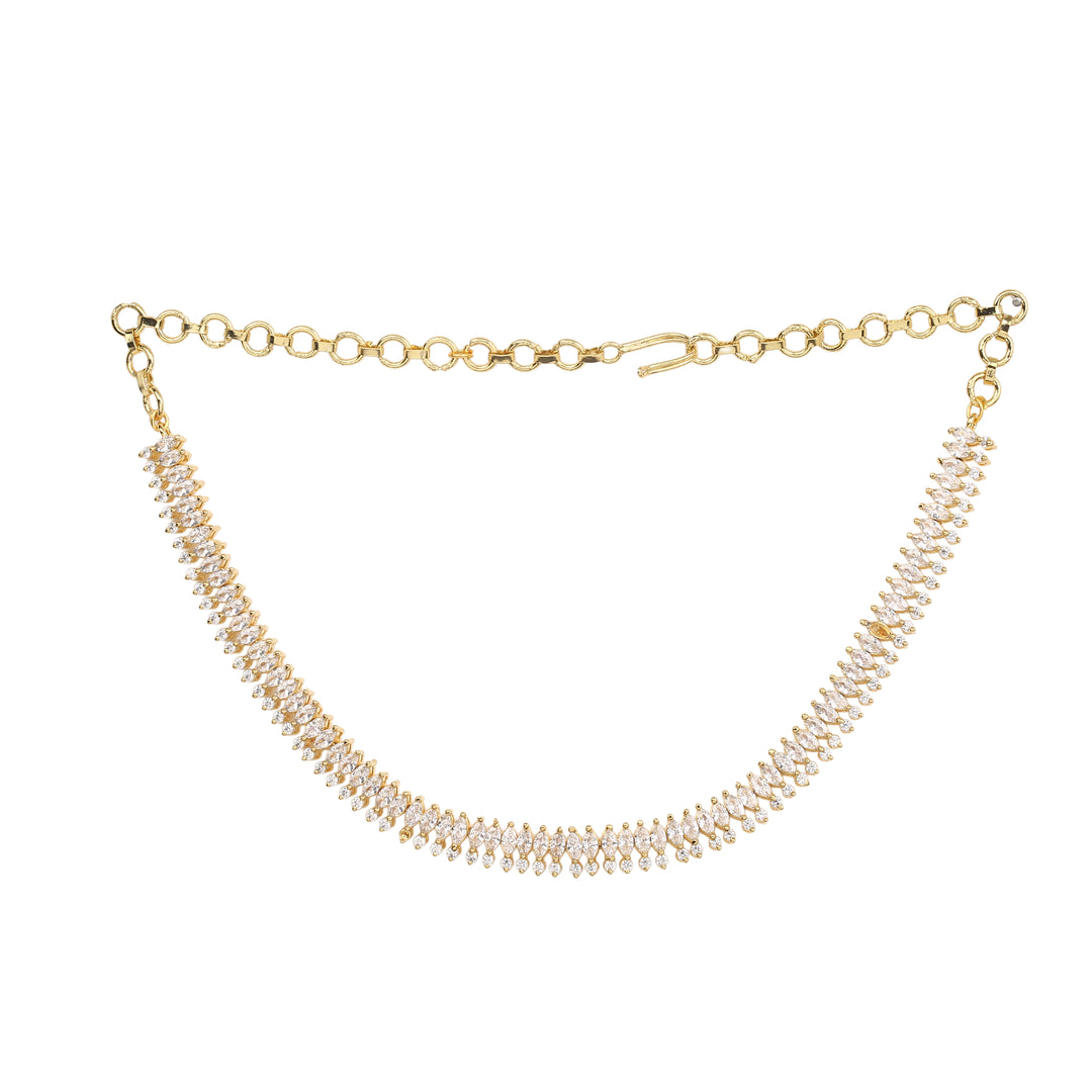 22k Gold Plated Gulnaar Nitya Necklace Set