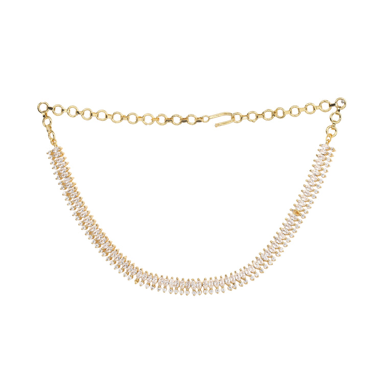 22k Gold Plated Gulnaar Nitya Necklace Set