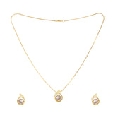 22k Gold Plated Gulnaar Sukoon Necklace Set