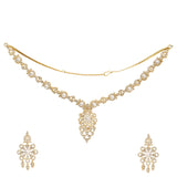 22k Gold Plated Gulnaar Vaibhav Necklace Set