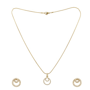22k Gold Plated Gulnaar Shree Pendant Set