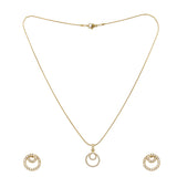 22k Gold Plated Gulnaar Shree Pendant Set