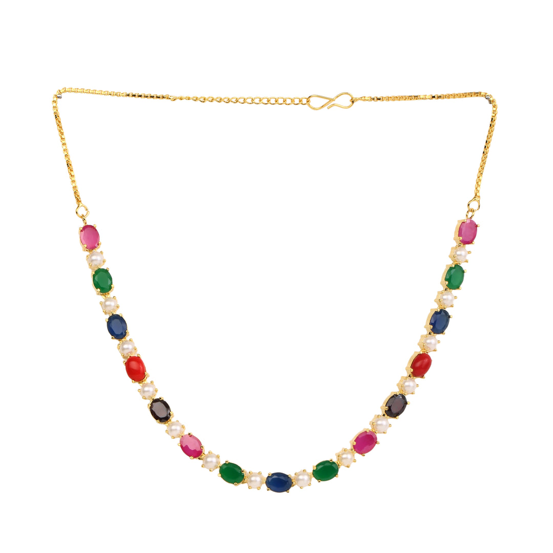 22k Gold Plated Gulnaar Valli Necklace Set
