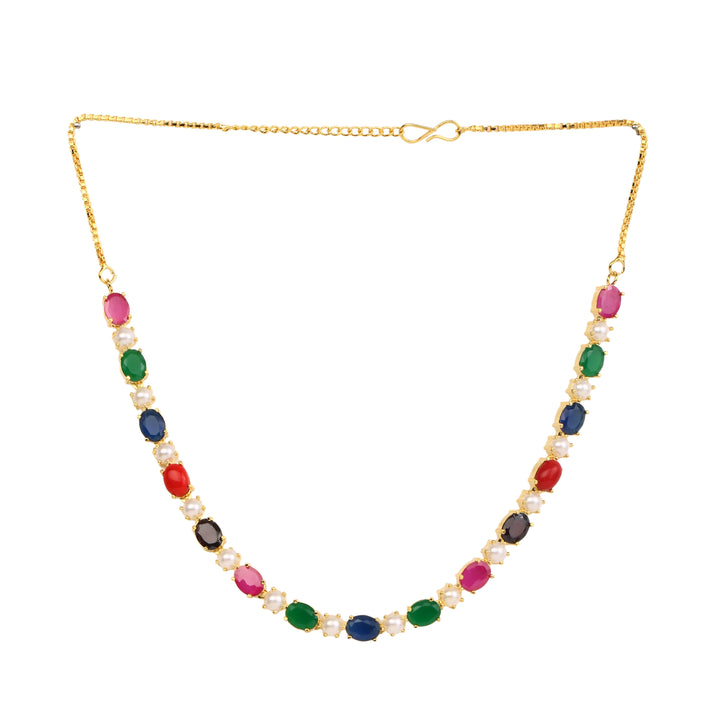 22k Gold Plated Gulnaar Valli Necklace Set