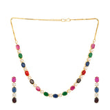 22k Gold Plated Gulnaar Valli Necklace Set