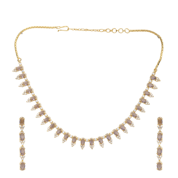 22k Gold Plated Gulnaar Shringar Necklace Set