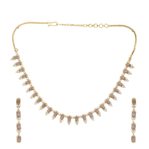 22k Gold Plated Gulnaar Shringar Necklace Set