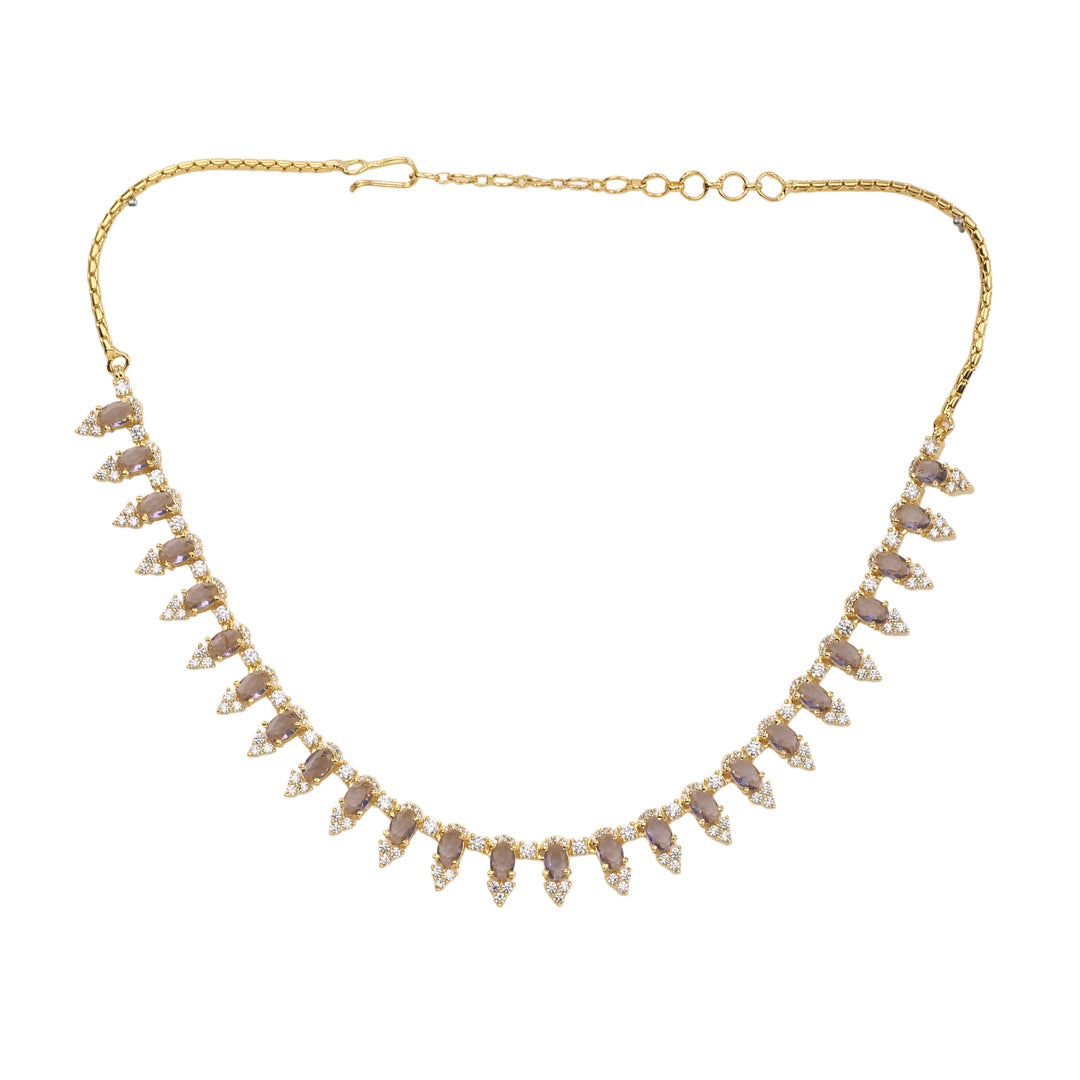 22k Gold Plated Gulnaar Shringar Necklace Set